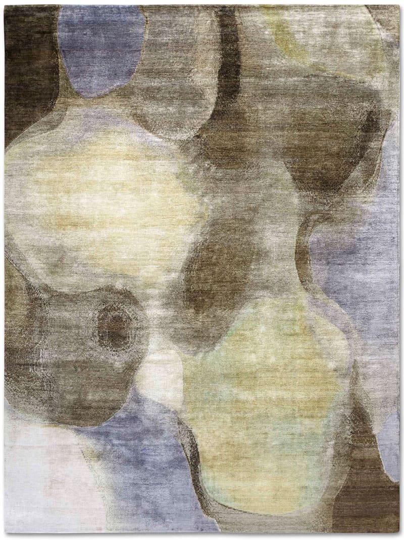 Olive Mauve Teppich | Größe: 300 x 400 cm