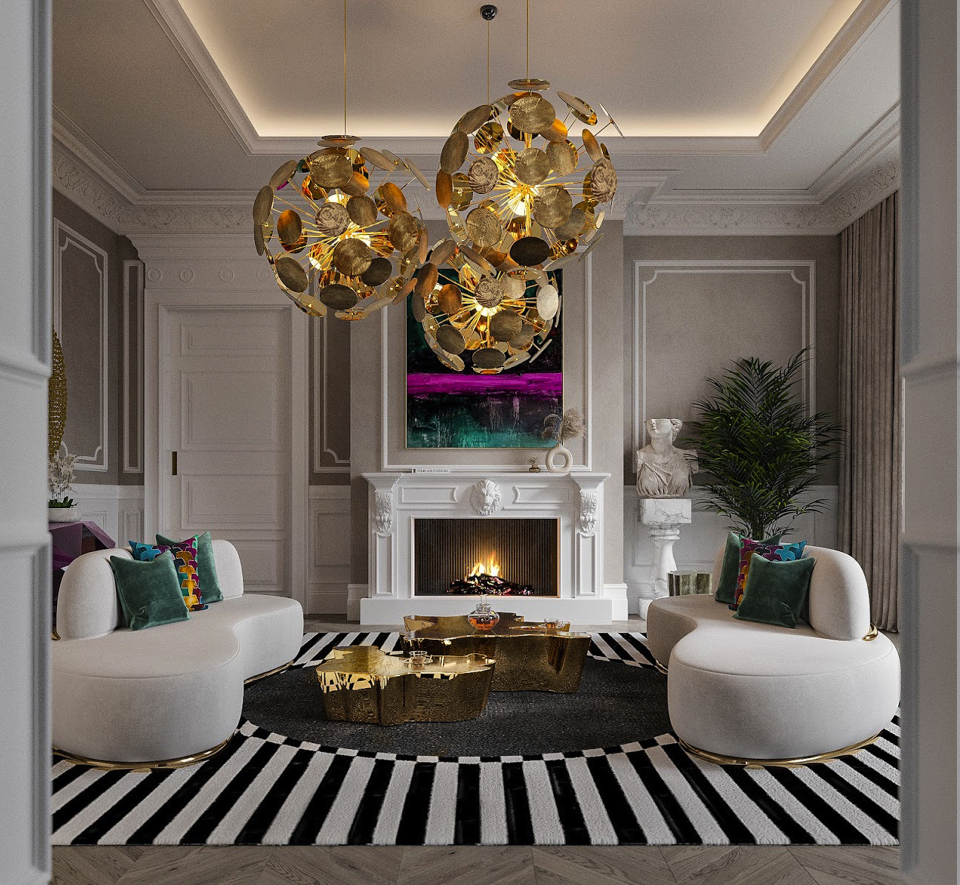 Obsidian Sockeltisch