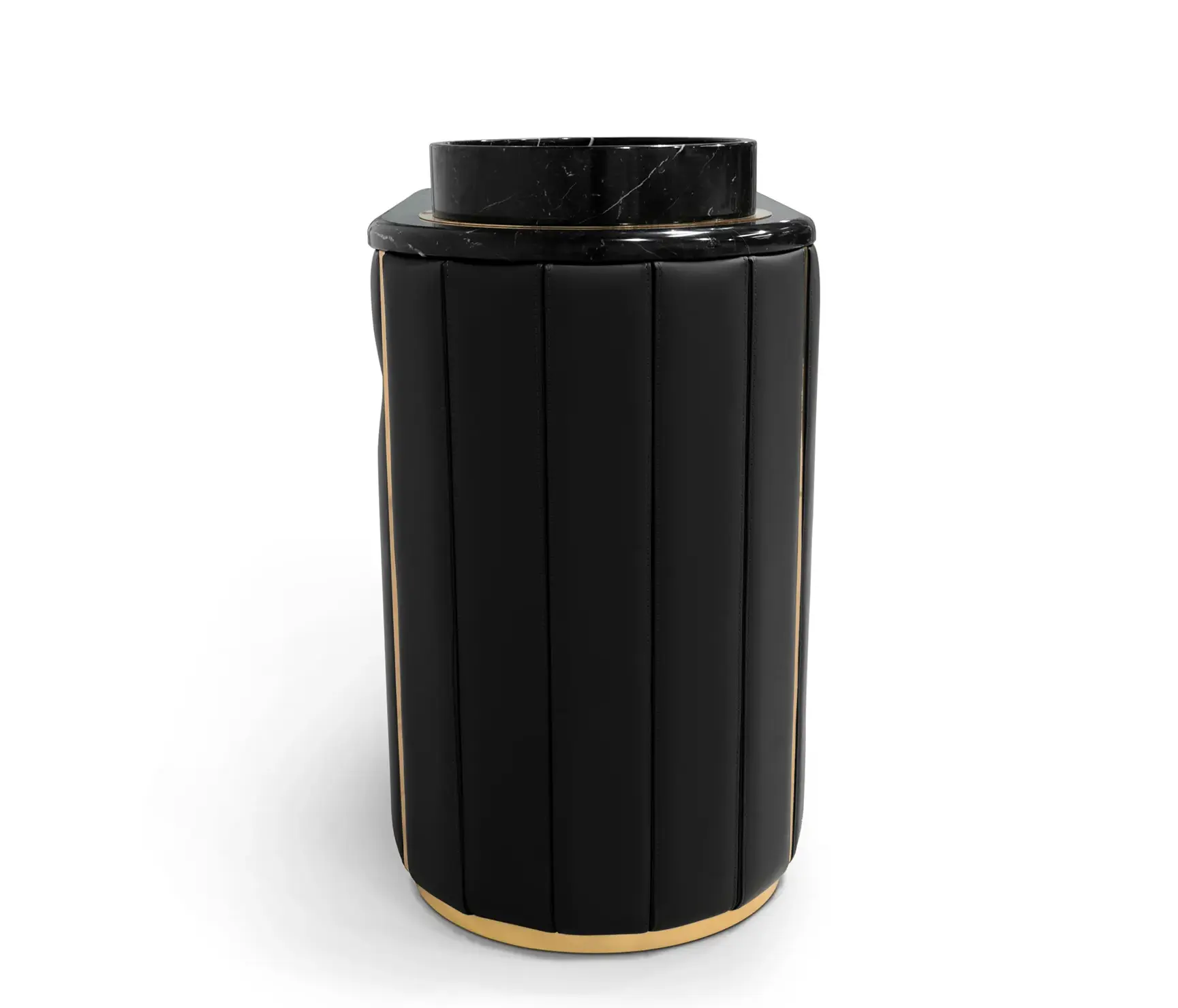 Majestätischer Schwarzer Waschtischunterschrank