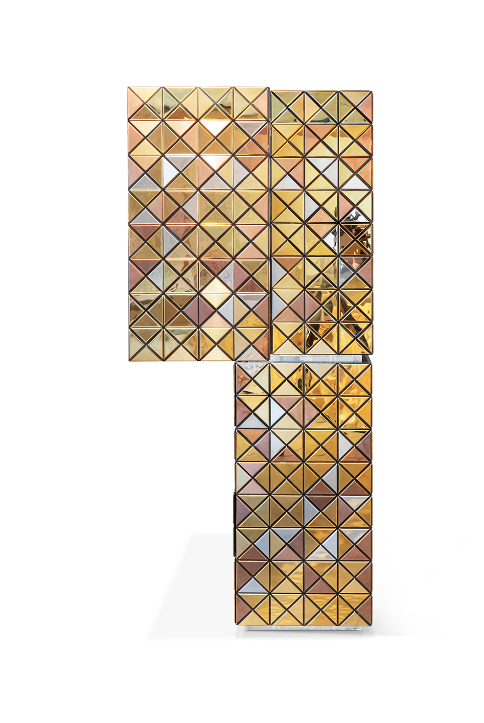 Mosaic II Gold‑Schrank