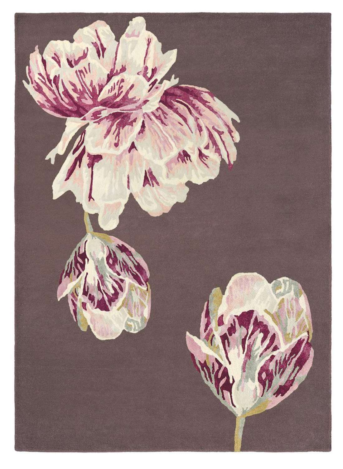 Tranquility Aubergine 56005 Teppich | Größe: 200 x 280 cm