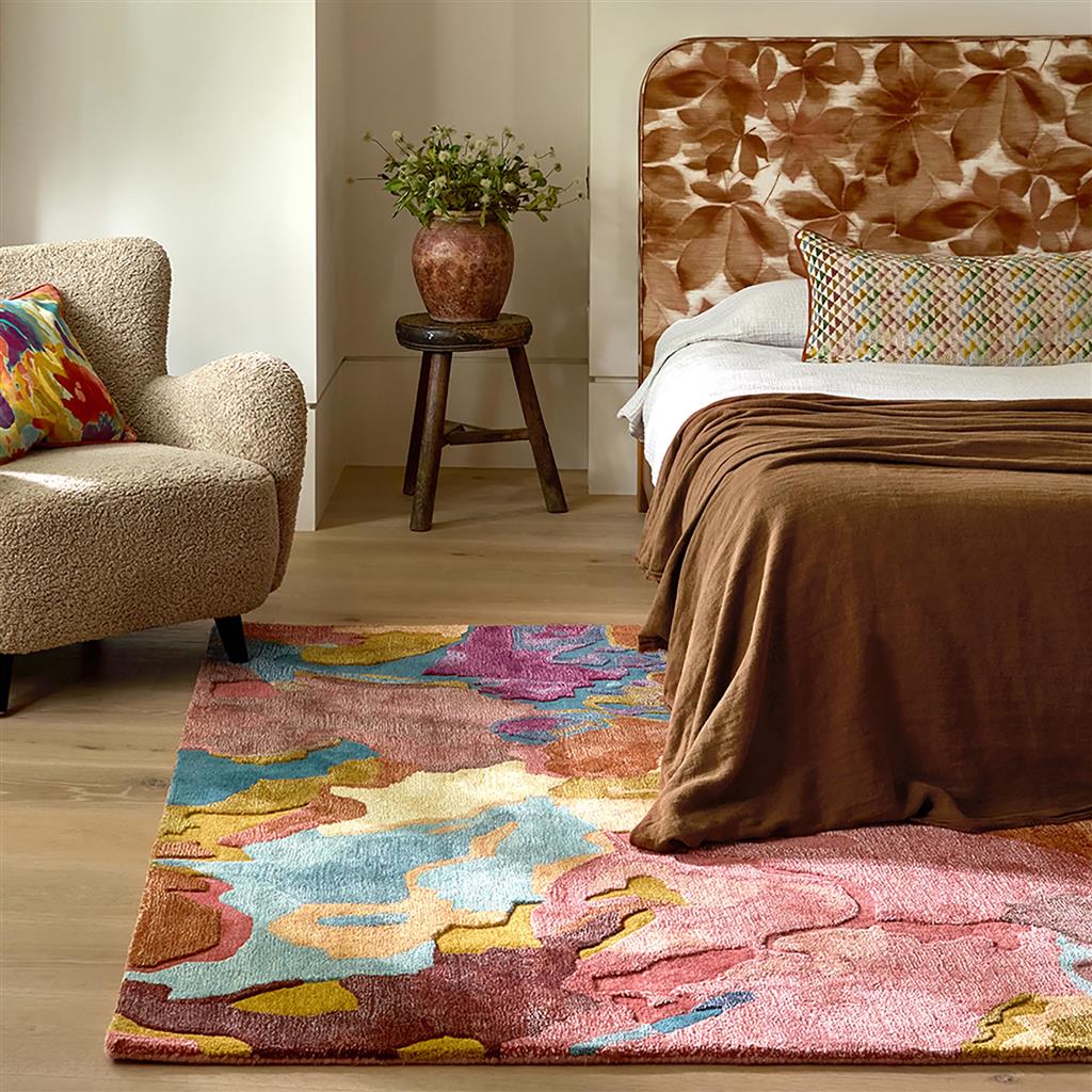 Foresta Rosewood/Huckleberry Teppich | Größe: 140 x 200 cm
