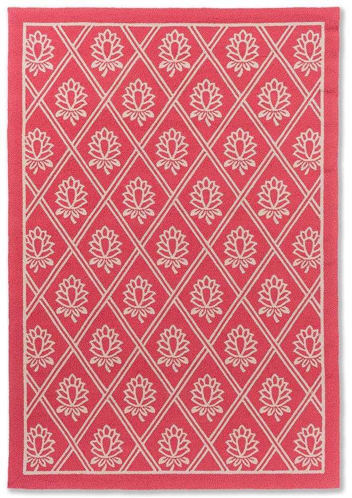 Porchester Poppy Red Outdoor-Teppich | Größe: 160 x 230 cm