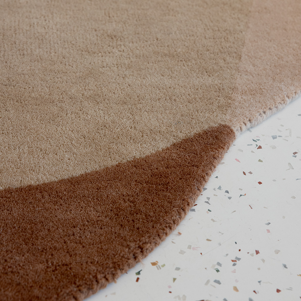 Element Moore Caramel Teppich | Größe: 160 x 175 cm