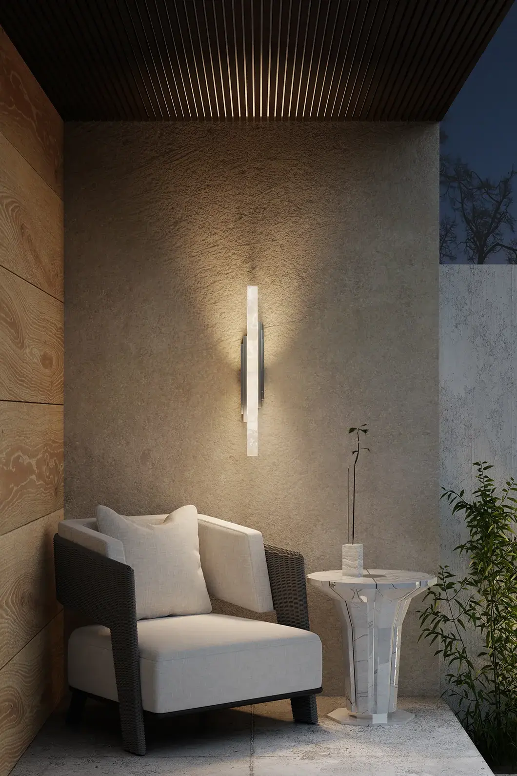 Enigma Outdoor‑Beistelltisch