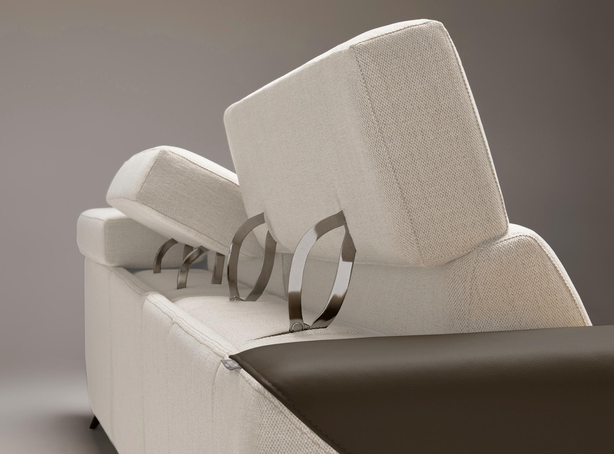 Atlanta Graues 3-Sitzer Relaxsofa - 2
