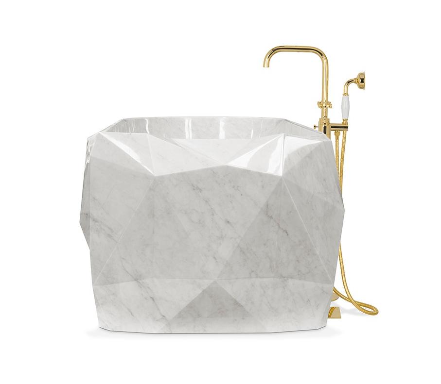 Edelsteinmarmor Badewanne