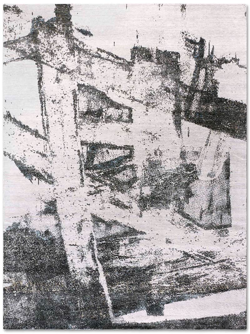 GreenRust auf Hellgrau Teppich | Größe: 183 x 274 cm