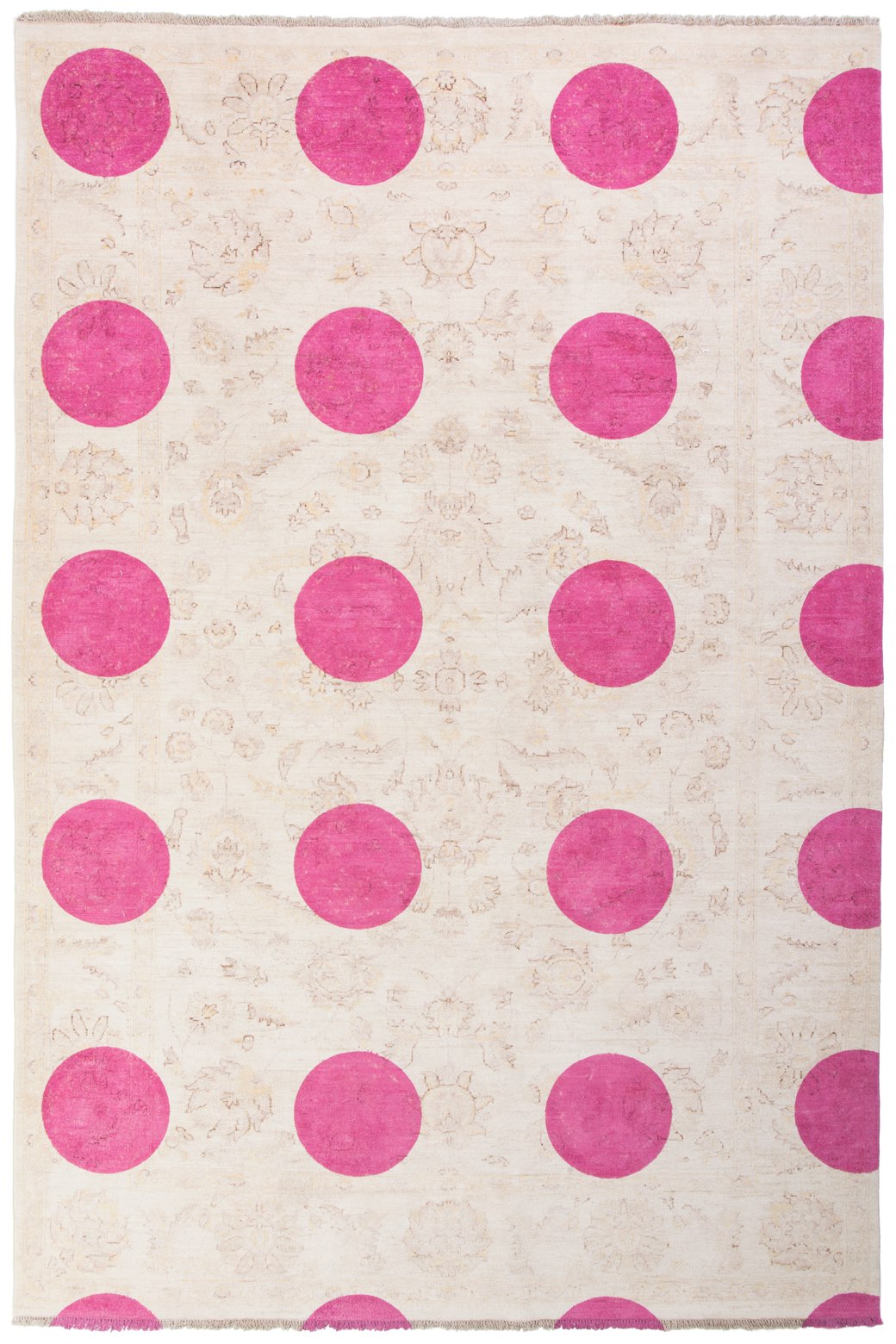 Double Layer Rosa Teppich
