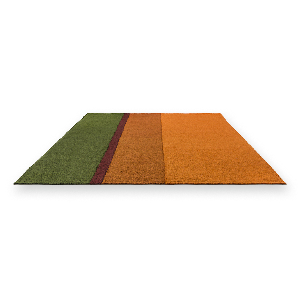 Habitat Festival Streifen Orange Outdoor 496513 Teppich | Größe: 250 x 350 cm
