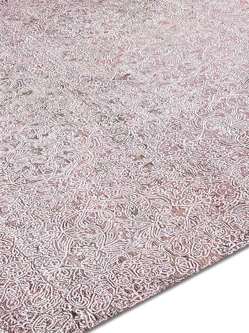 Ferahan Splash Pastel Light Pink Teppich | Größe: 305 x 427 cm