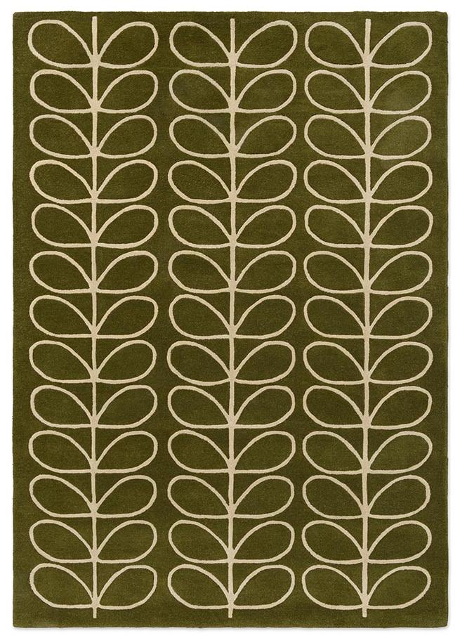 Linear Stem Olive Teppich