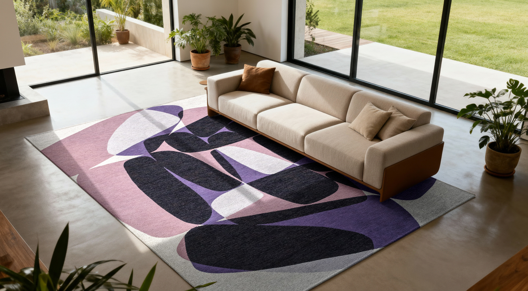 Stones Eclipse Teppich | Größe: 240 × 340 cm
