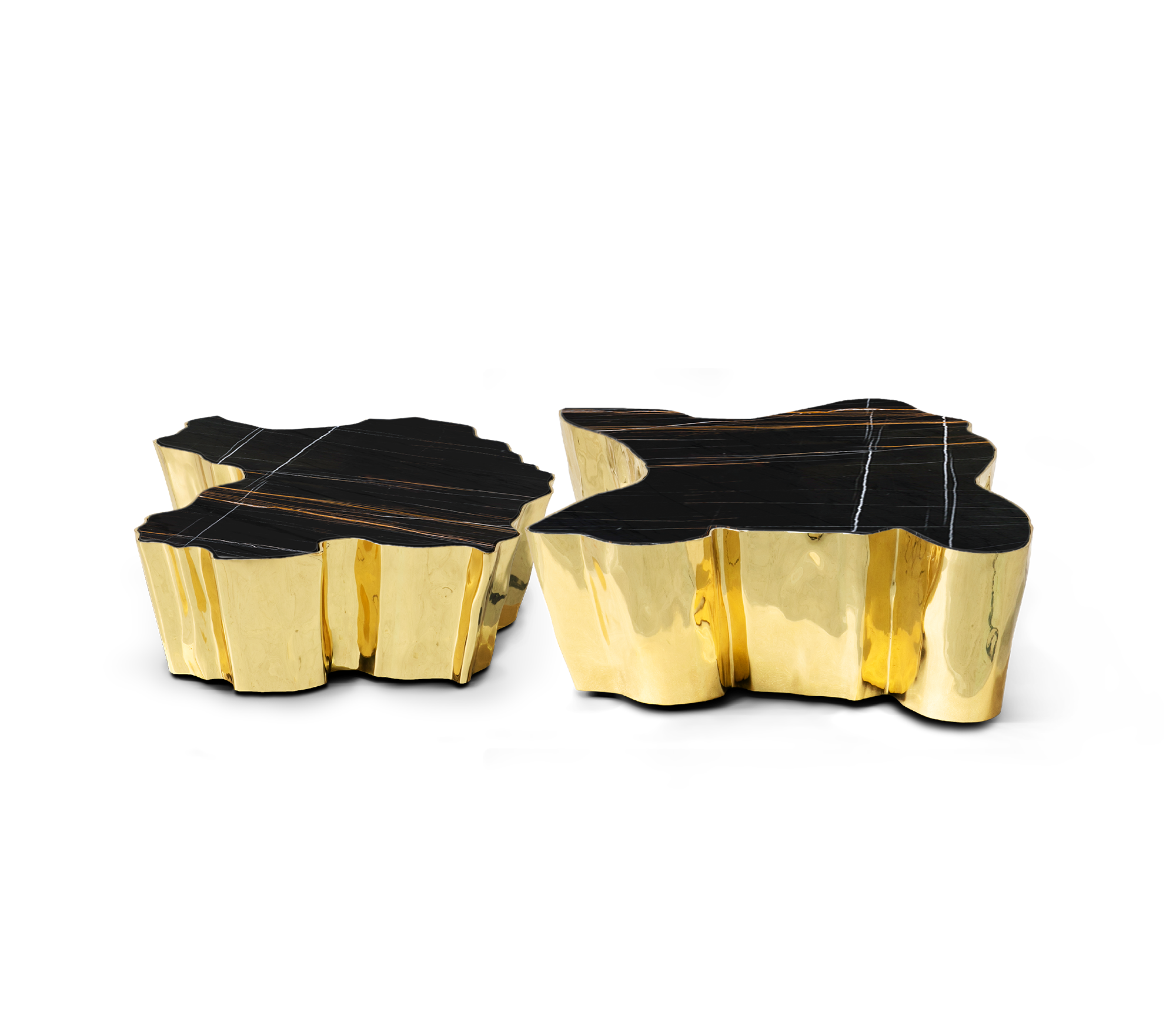 Paradise Nero‑Marmor‑Tisch | Dimensions: B 138 x T 95 x H 36 cm