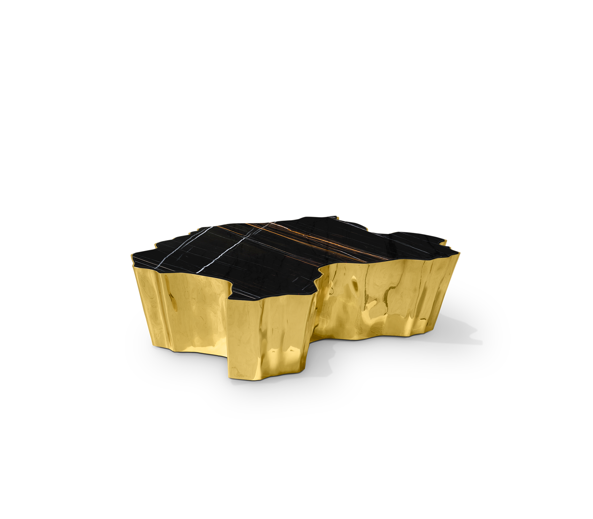 Paradise Nero‑Marmor‑Tisch | Dimensions: B 138 x T 95 x H 36 cm