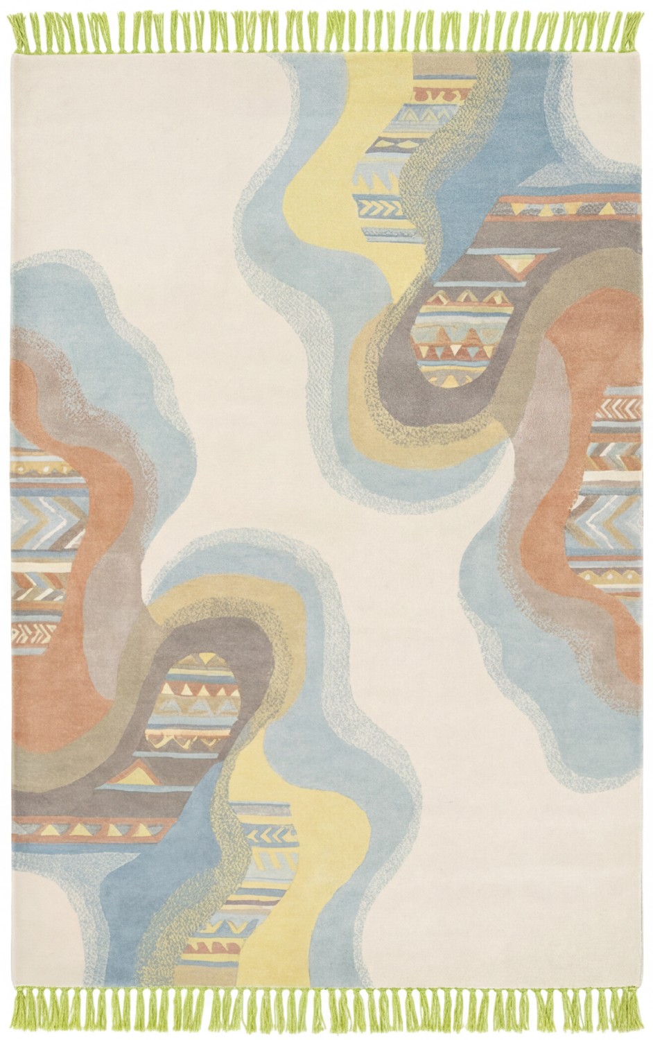 Fluid Lines Teppich