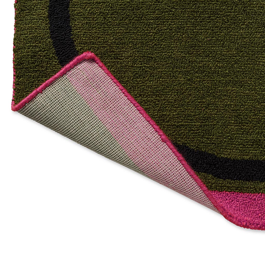 Linear Stem Olive Outdoor-Teppich | Größe: 250 x 350 cm