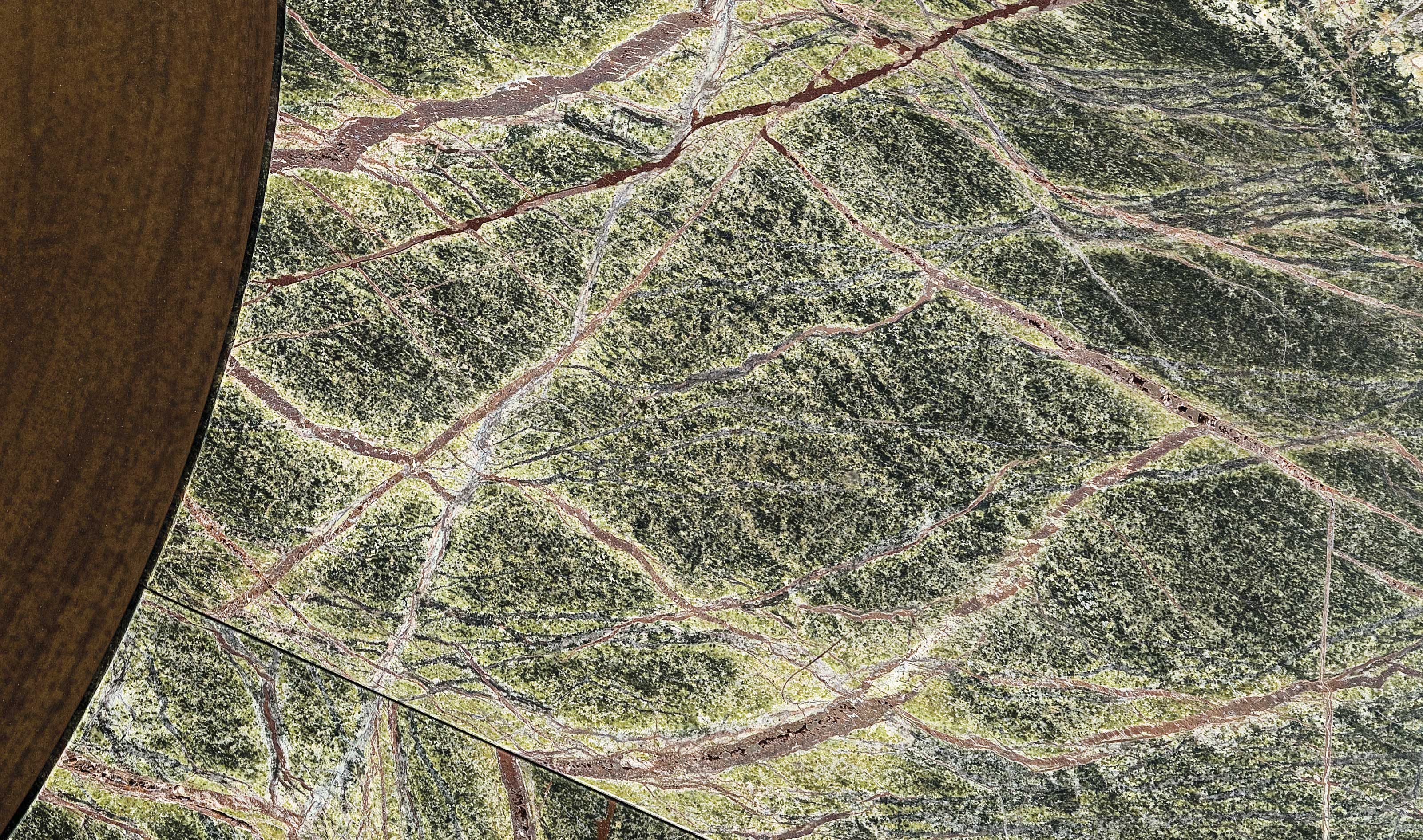 Ercole Marmor-Feuerstelle | Fertigstellung: Grün | Dimensions: Ø 250 cm Ercole Marmor-Feuerstelle | Fertigstellung: Grün | Dimensions: Ø 250 cm