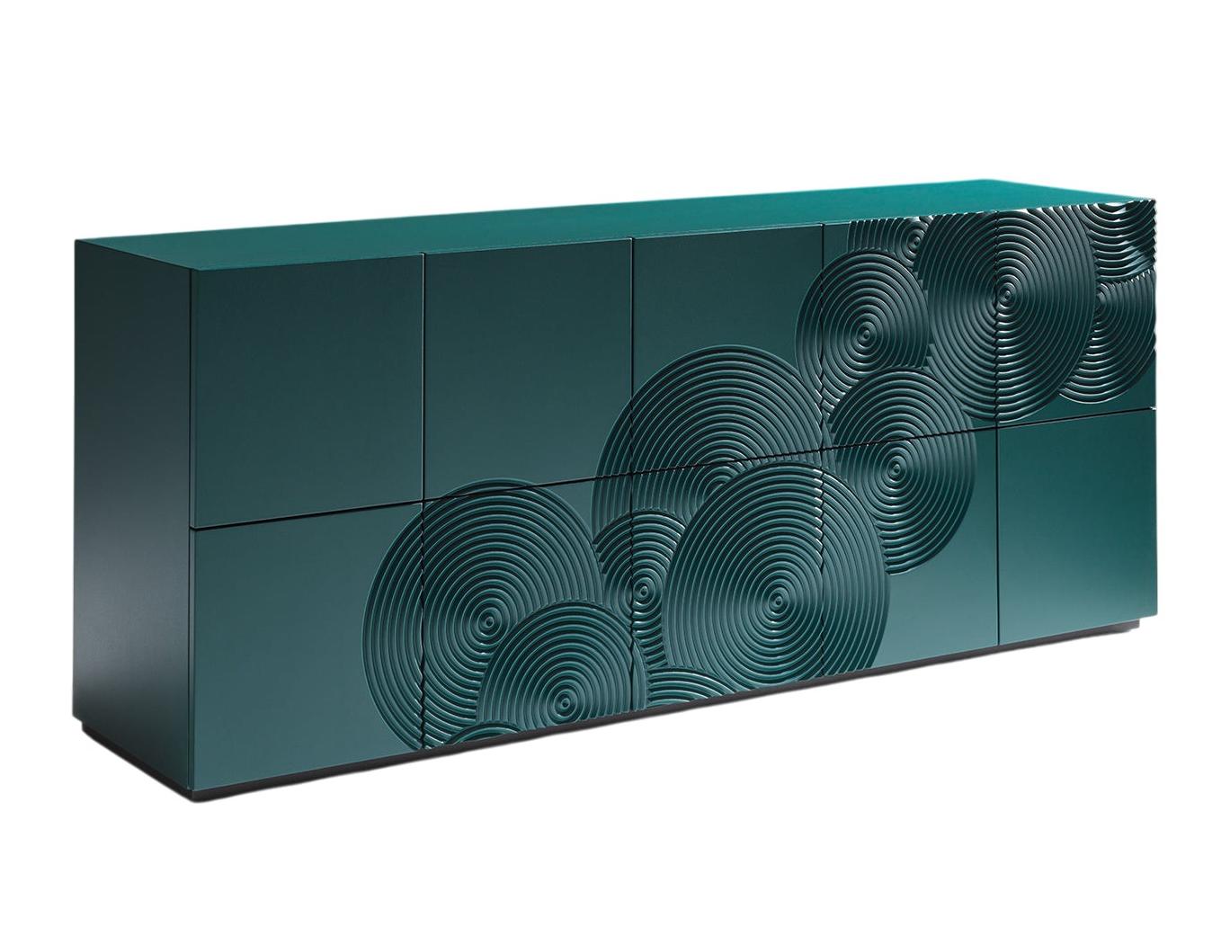Contemporary Blaues Sideboard
