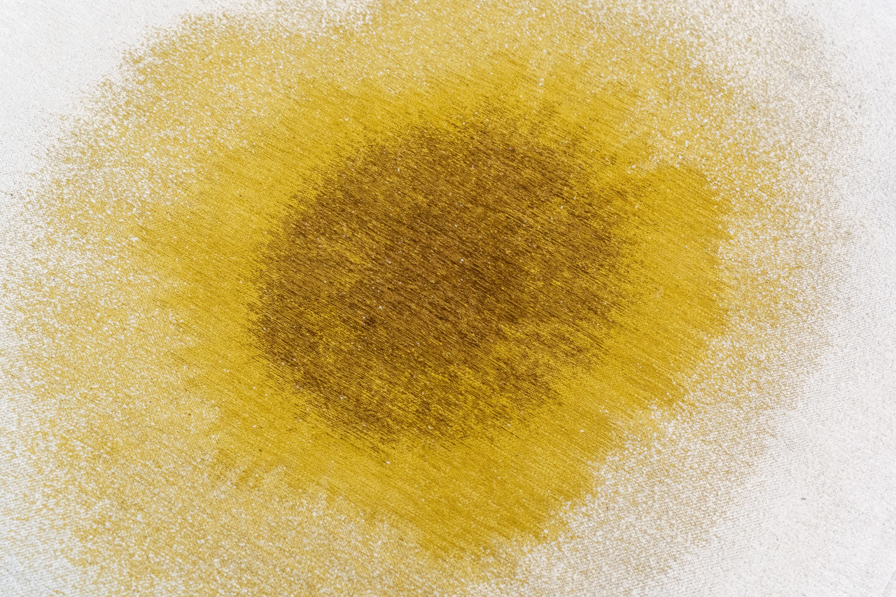 Drop Gold Moss Teppich | Größe: 280 × 390 cm