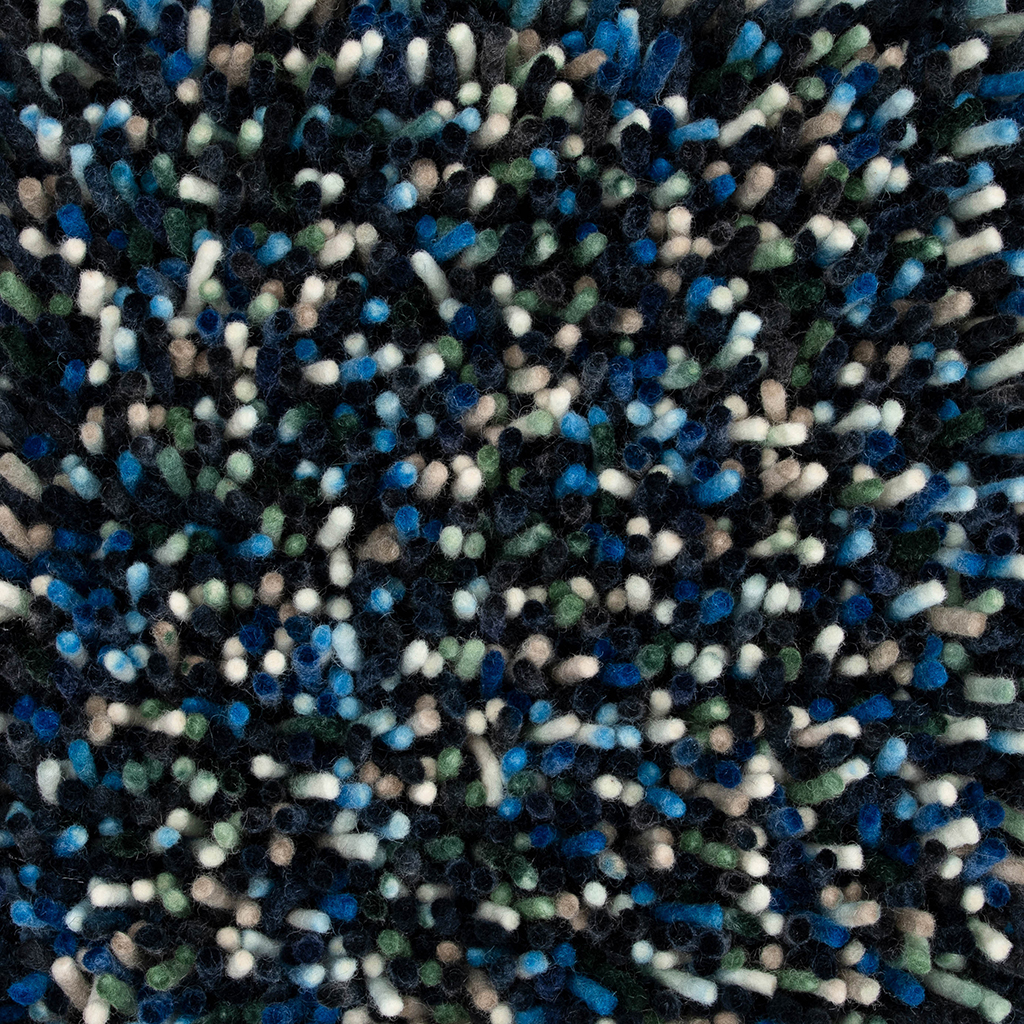 Pop-Art Blau 066908 Teppich | Größe: 140 x 200 cm