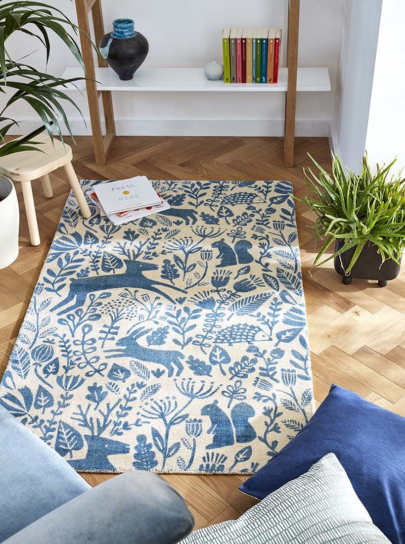 Kelda Kobalt 23508 Teppich | Größe: 120 x 180 cm