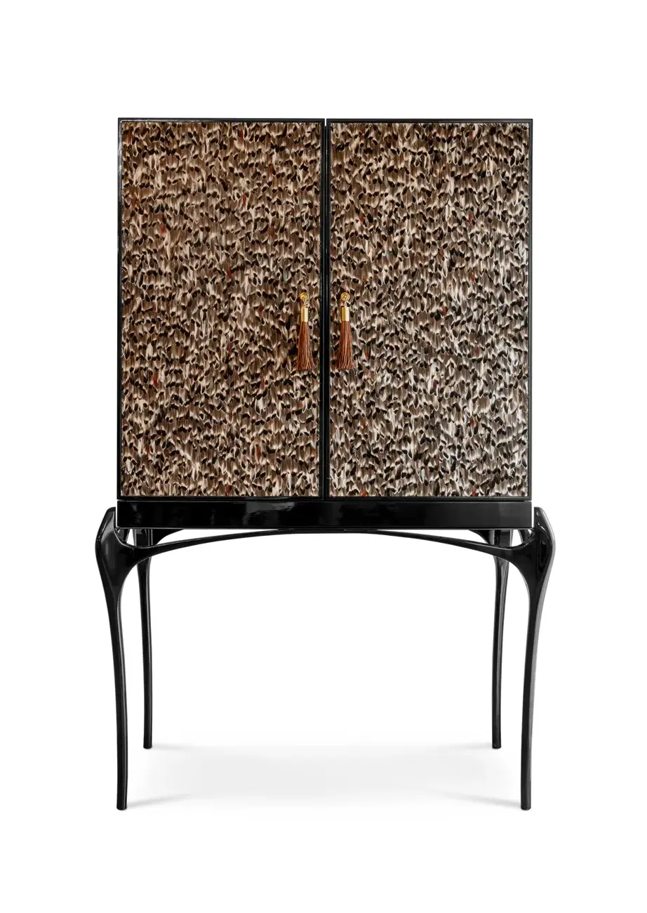 Allure Folien‑Feder‑Barschrank