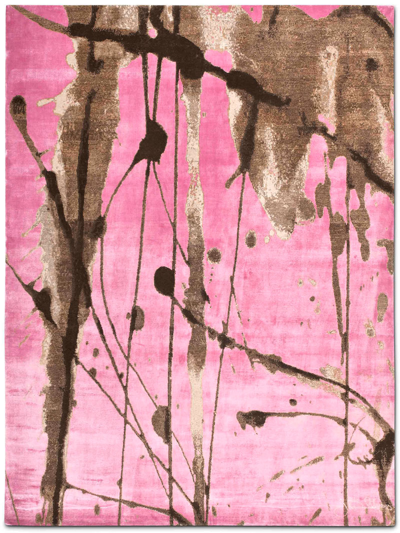 All Natural on Pink Teppich | Größe: 300 x 400 cm