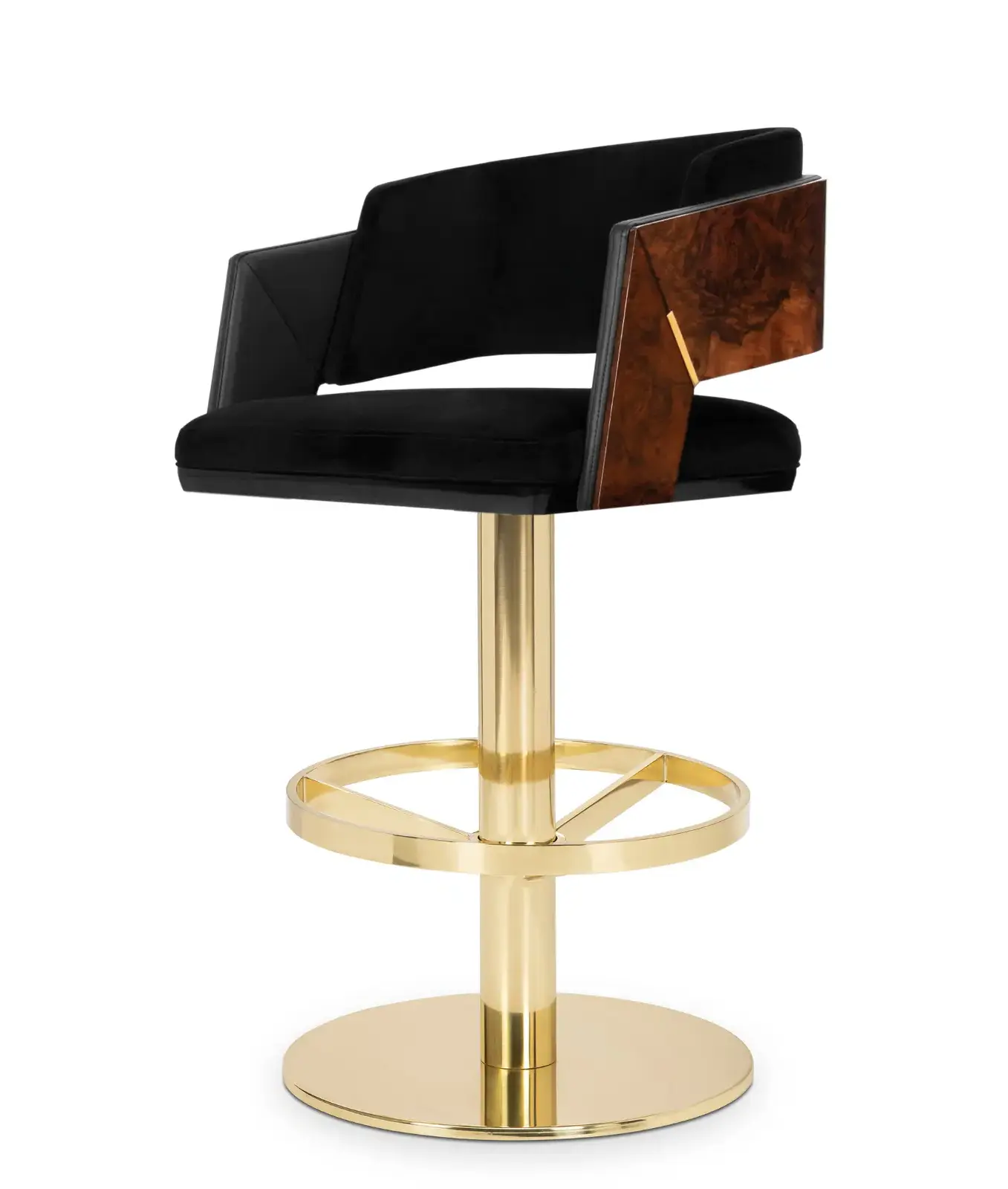 Crown Drehbarer Barstuhl