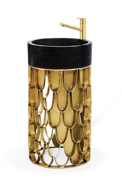 Carp-inspiriertes Standwaschbecken