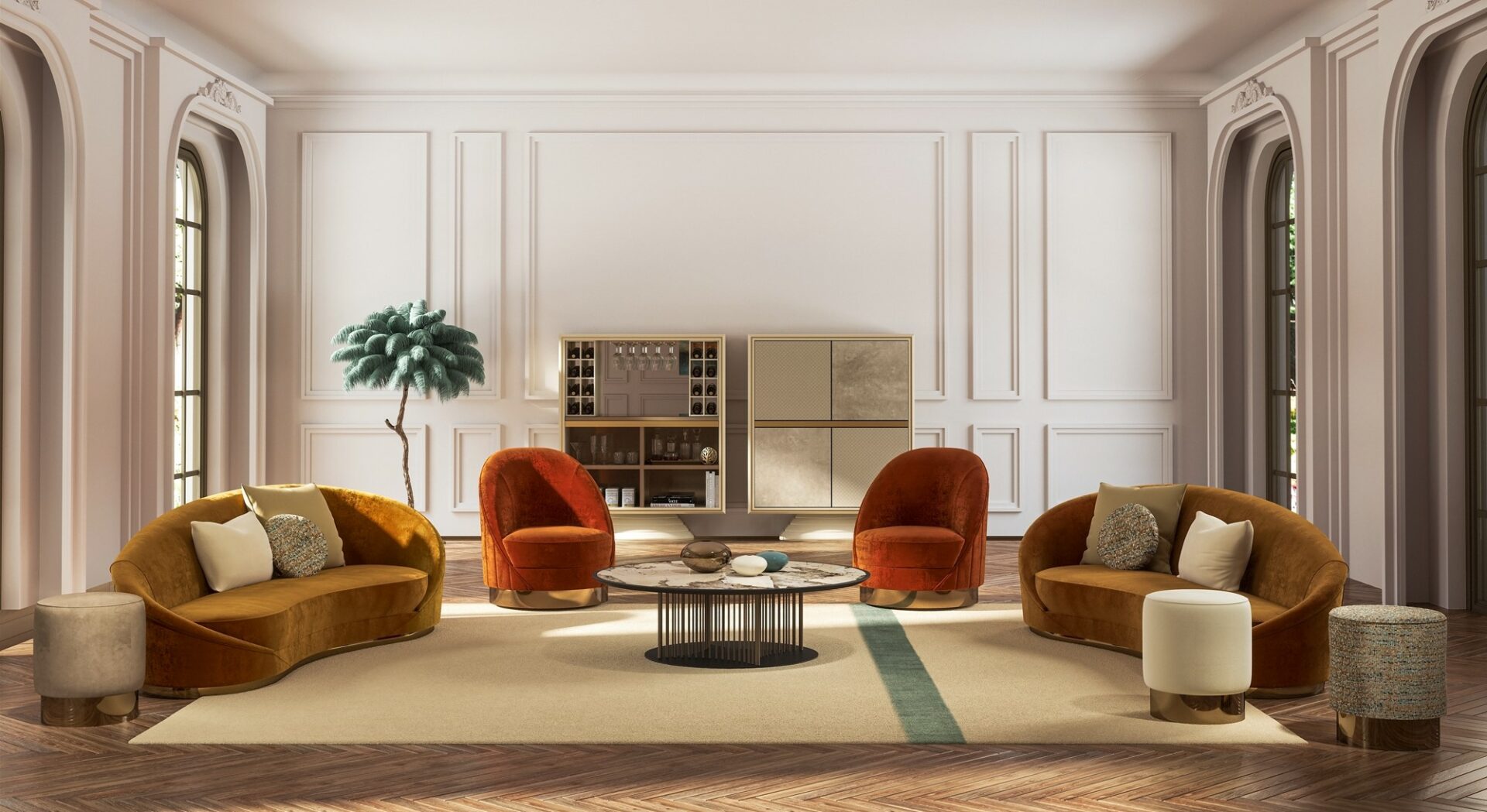 Wavy Geschwungenes Sofa