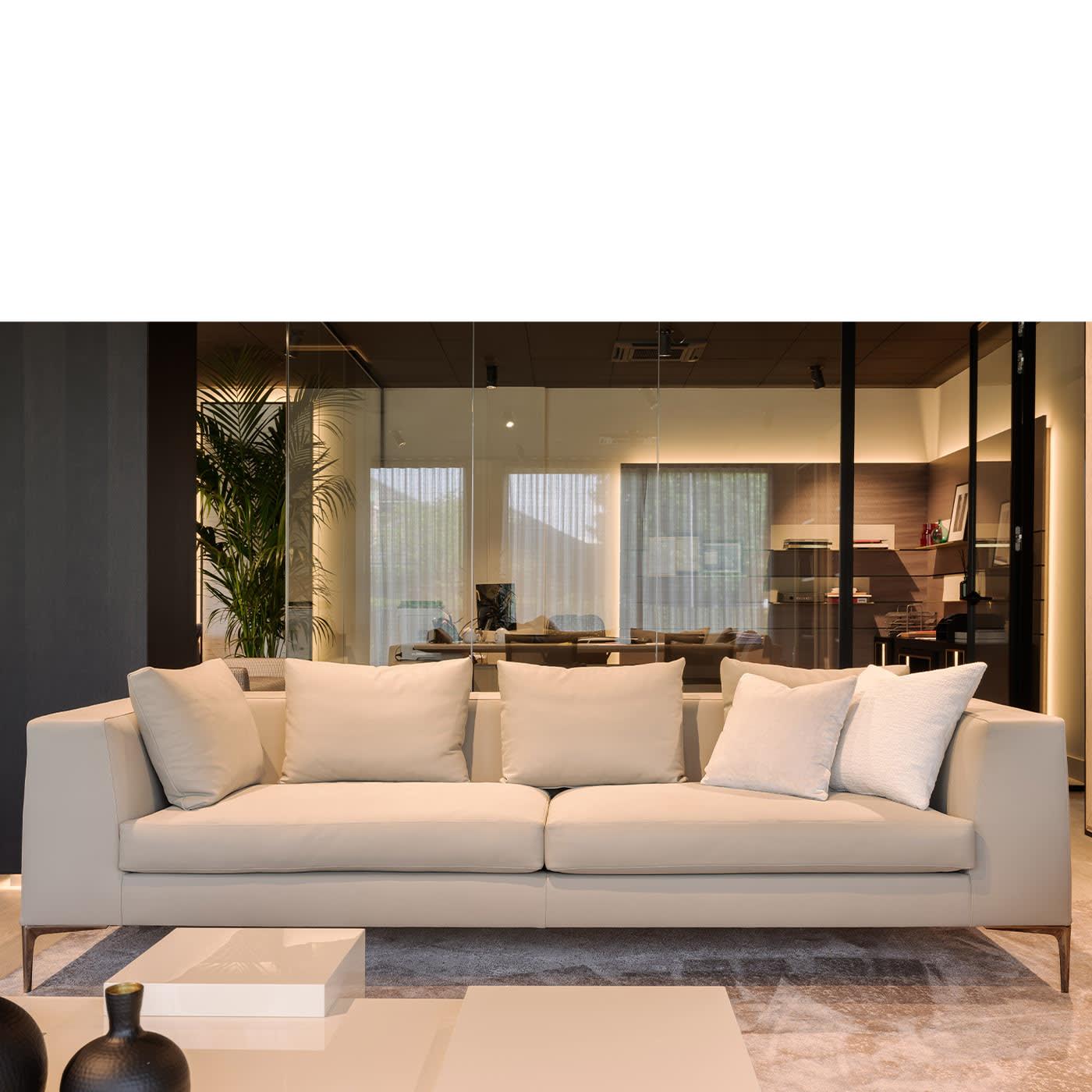 Meredith Handgefertigtes italienisches Sofa | Dimensions: B 190 cm | Polster: Stoff