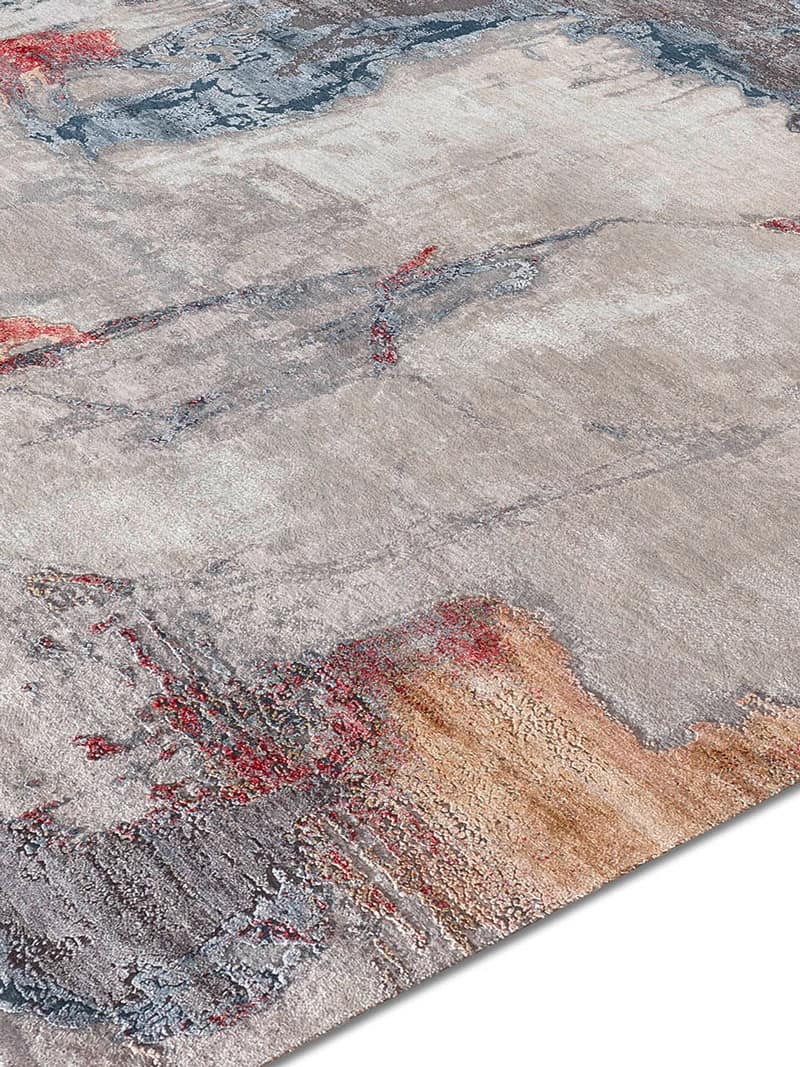 Original auf Hellgrau Teppich | Größe: 140 x 210 cm