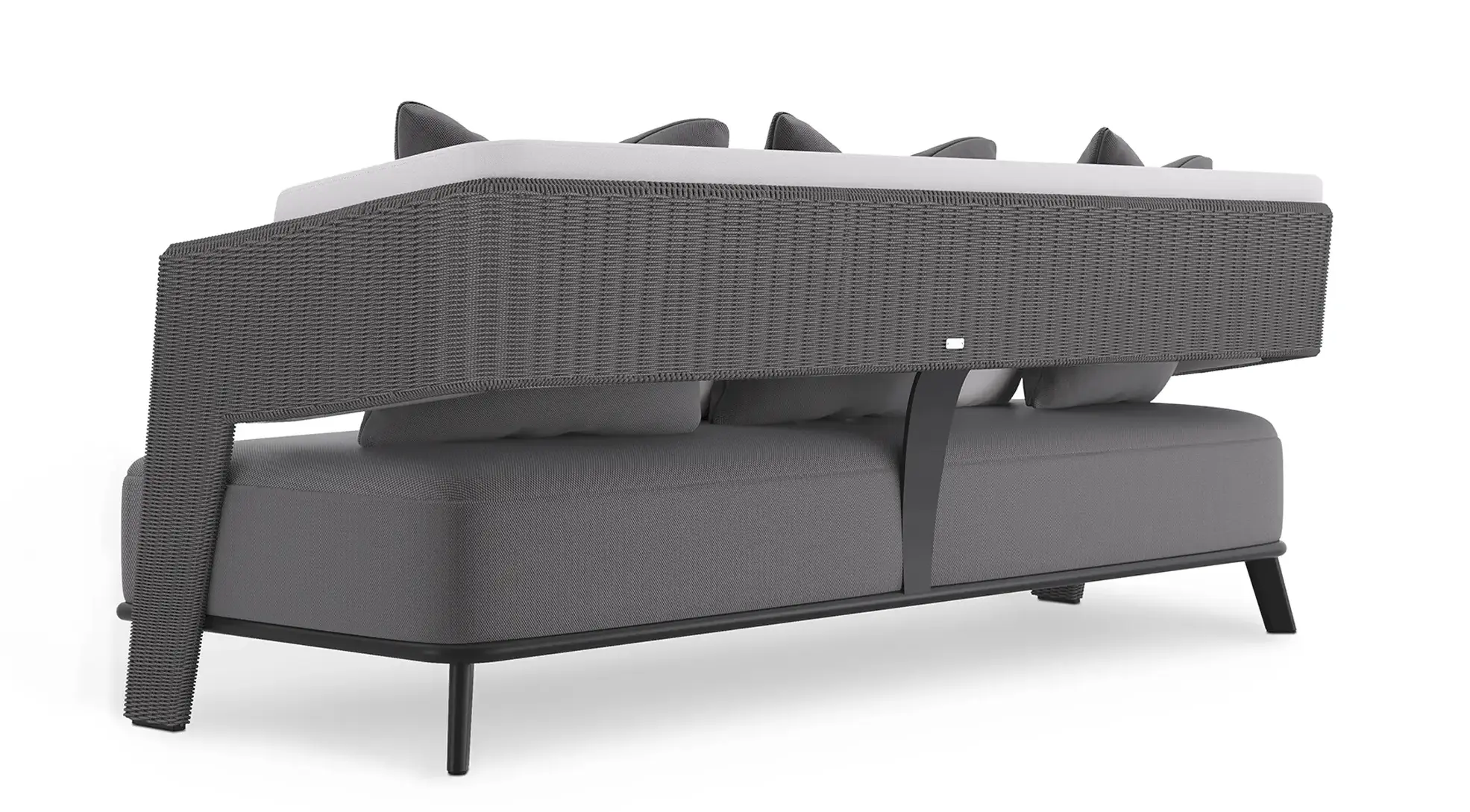 Crown graues Outdoor‑Sofa