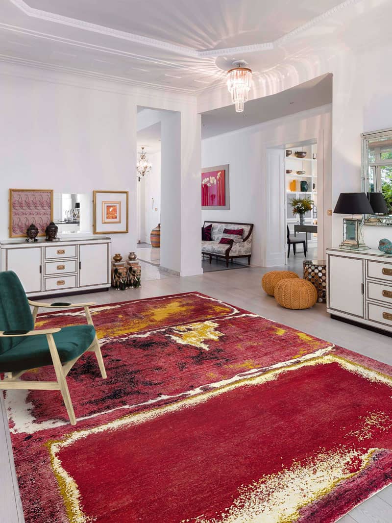 Blood Moon Rot Teppich