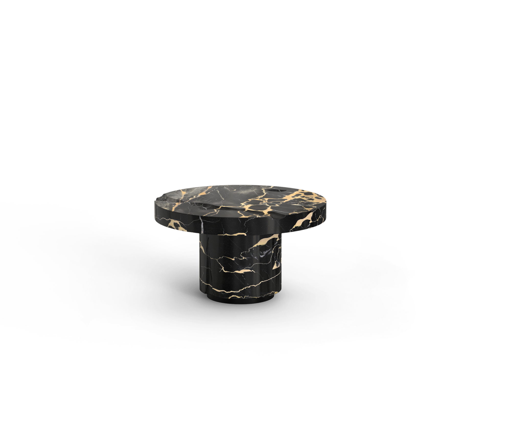 Dominion Portoro Marmor 3‑teiliges Mitteltisch‑Set