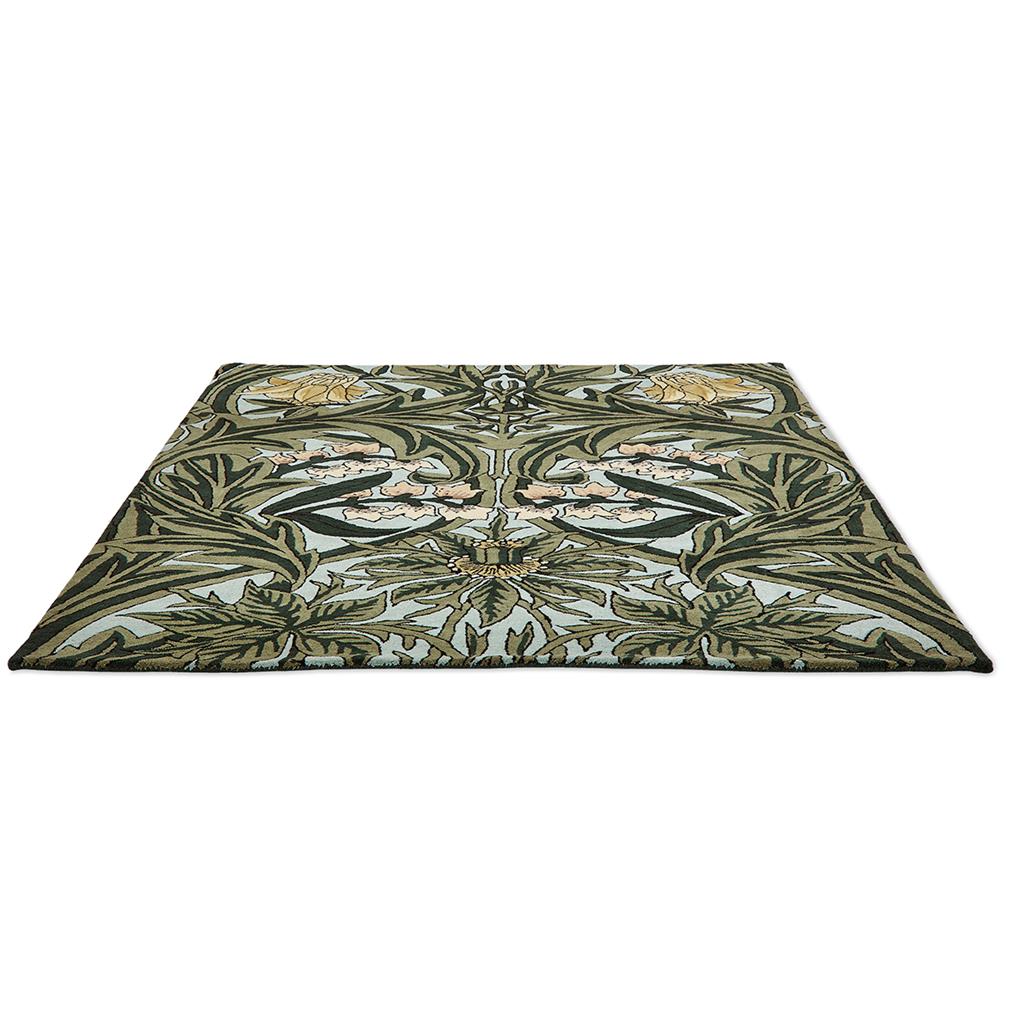 Blaubell Blattgrün 127607 Teppich | Größe: 250 x 350 cm