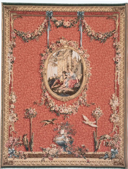 Serenade Rot Wandteppich