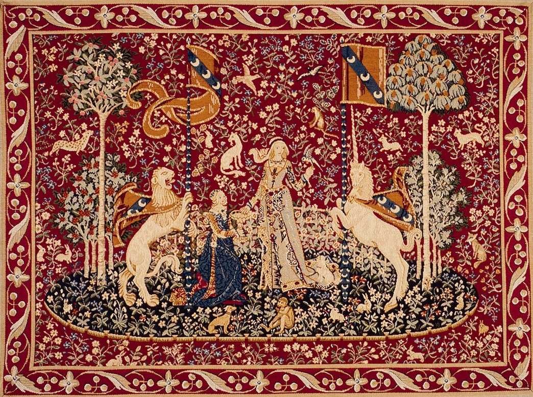 Der Geschmack mit Rahmen Wandteppich | Größe: 50 x 67 cm