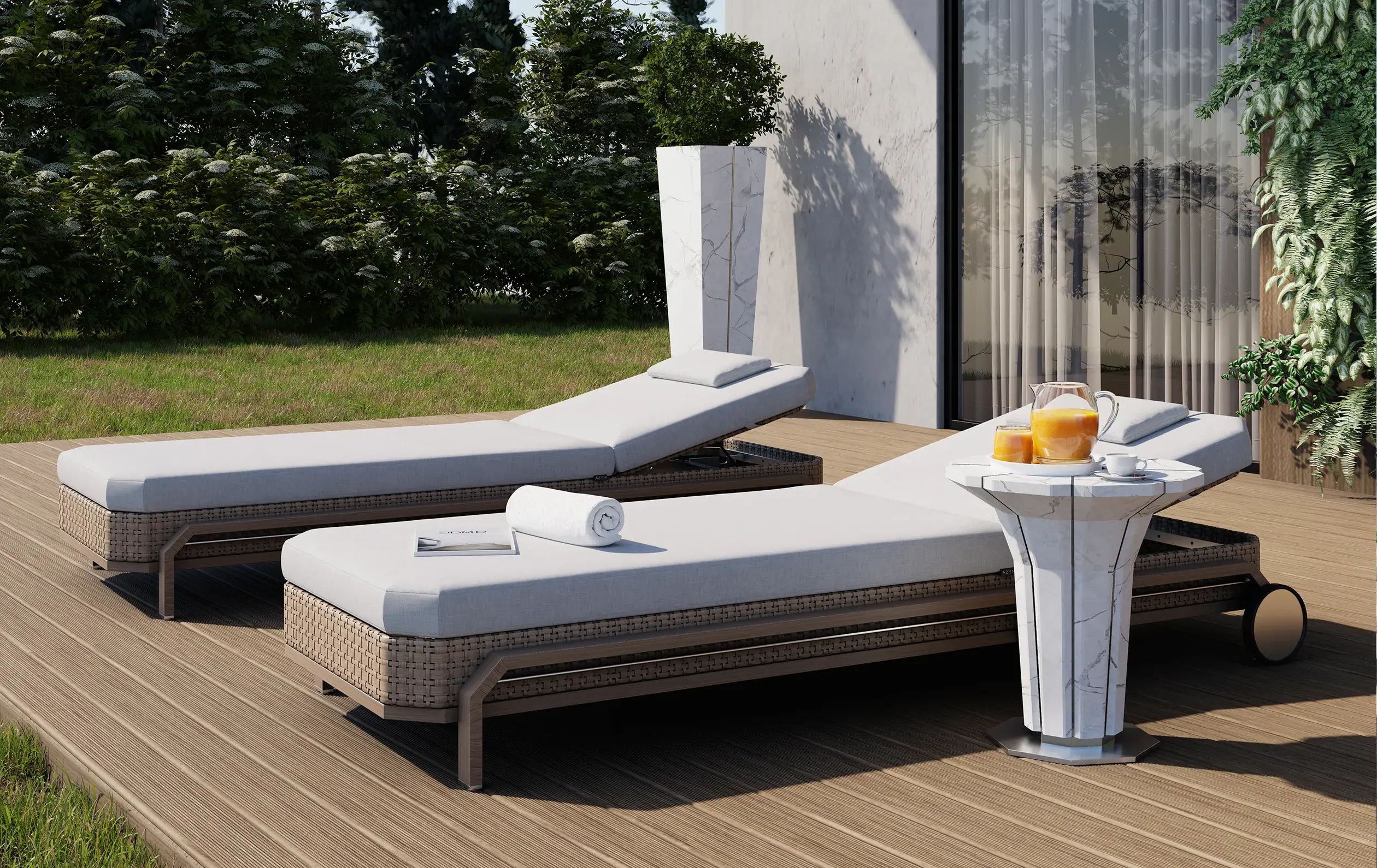 Heritage Holz‑Sonnenliege - 7