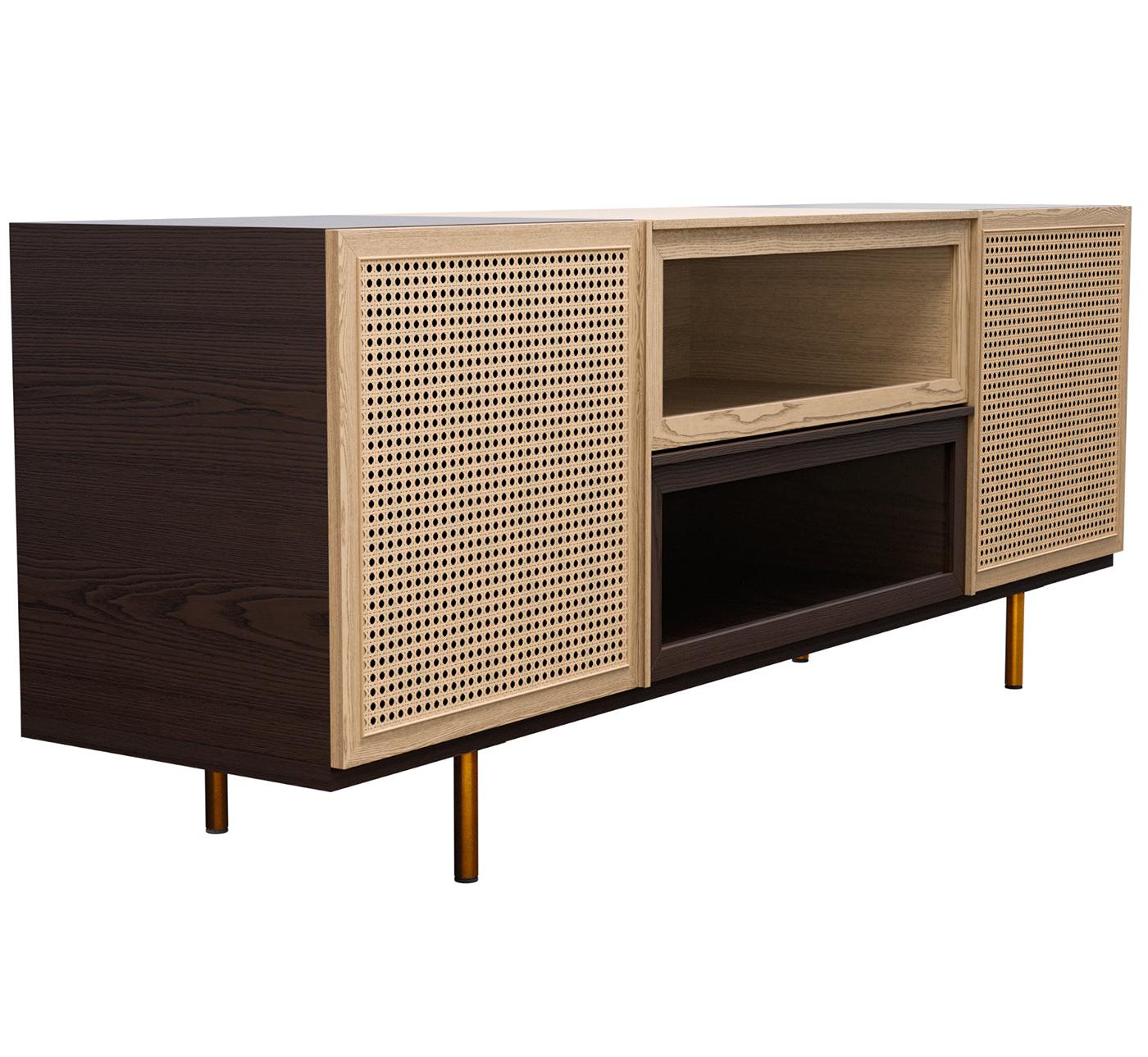 Sideboard aus Eschenholz