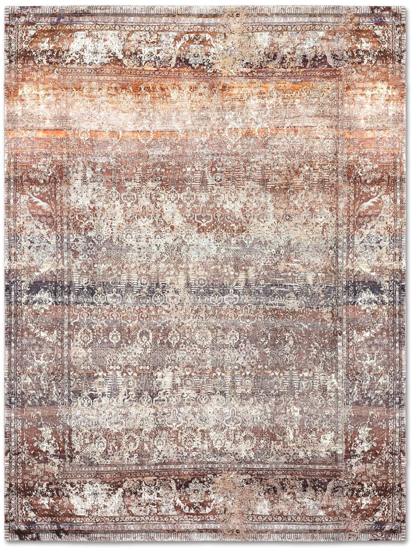 Hundred Million Grey Mix Teppich | Größe: 365 × 457 cm