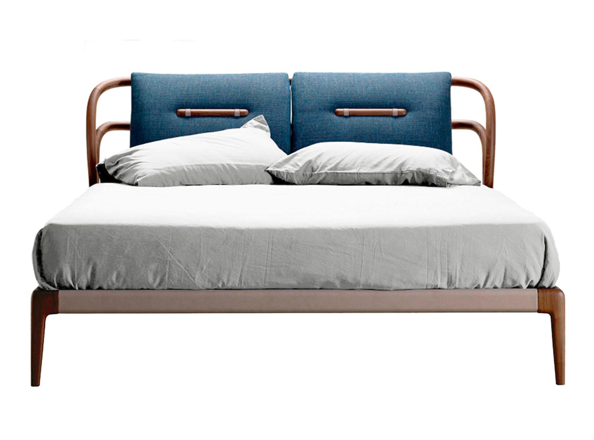 Smusso Modernes italienisches Bett | Farbe: Linen BEL-LIN0 G077 02