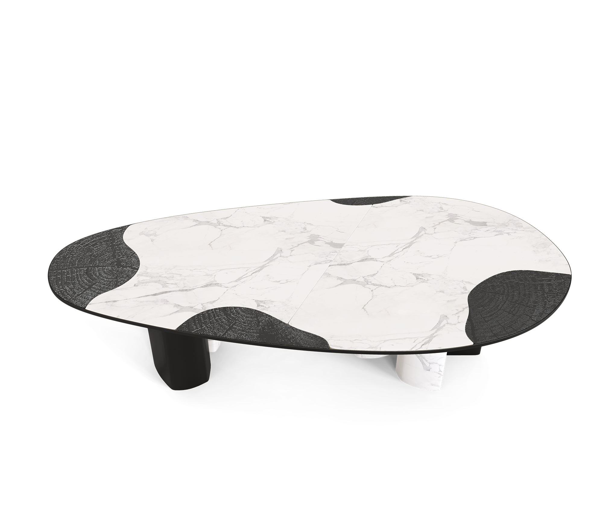 Athena Carrara Marmor & Onyx Esstisch