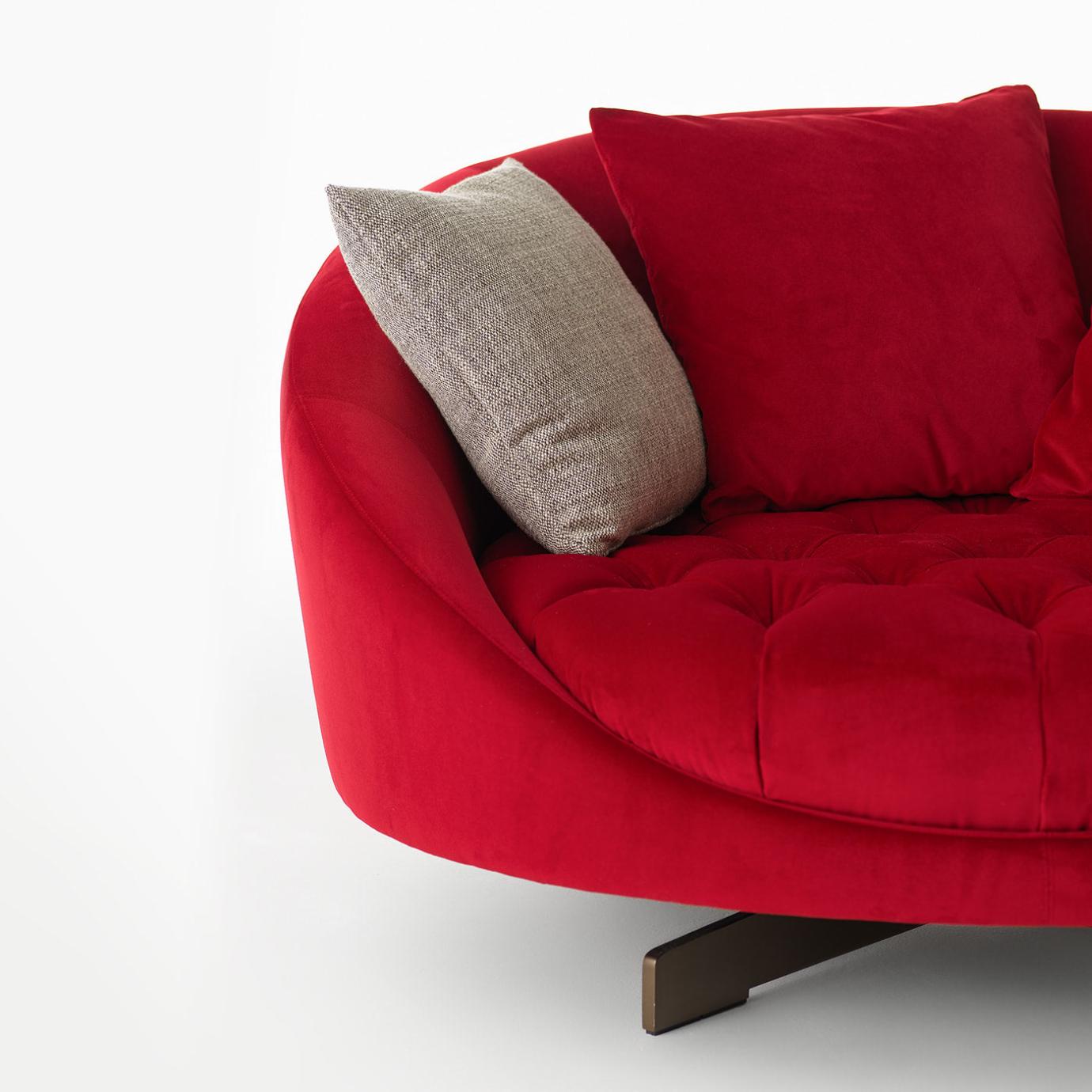 Hill Rotes Sofa