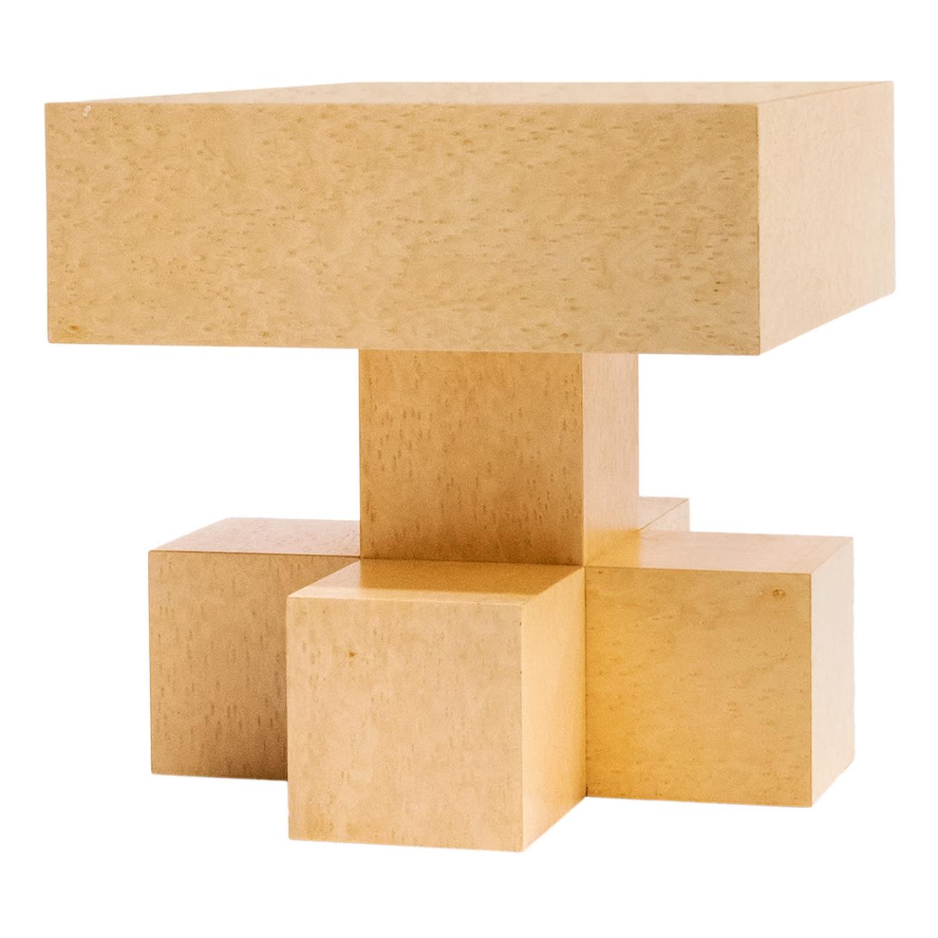 Zeitgenössischer Holz-Beistelltisch