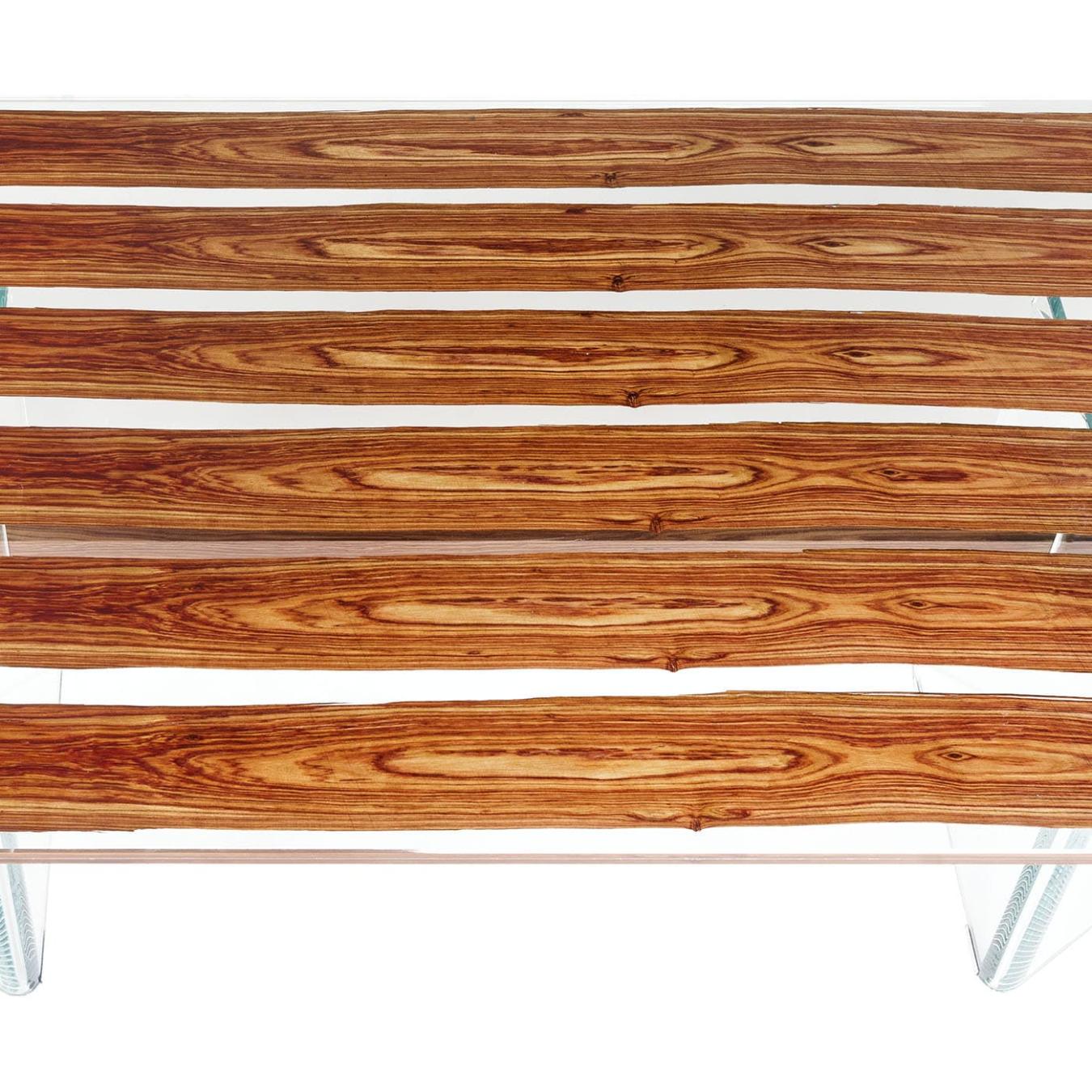 Parigi Holz & Glas Esstisch