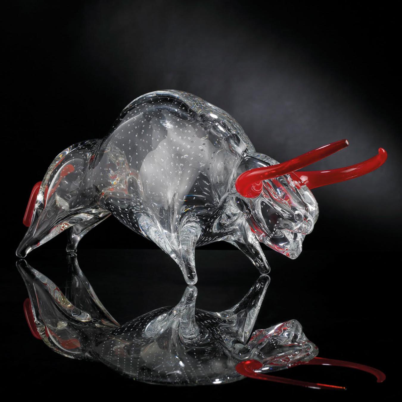 Glasbulle Figur
