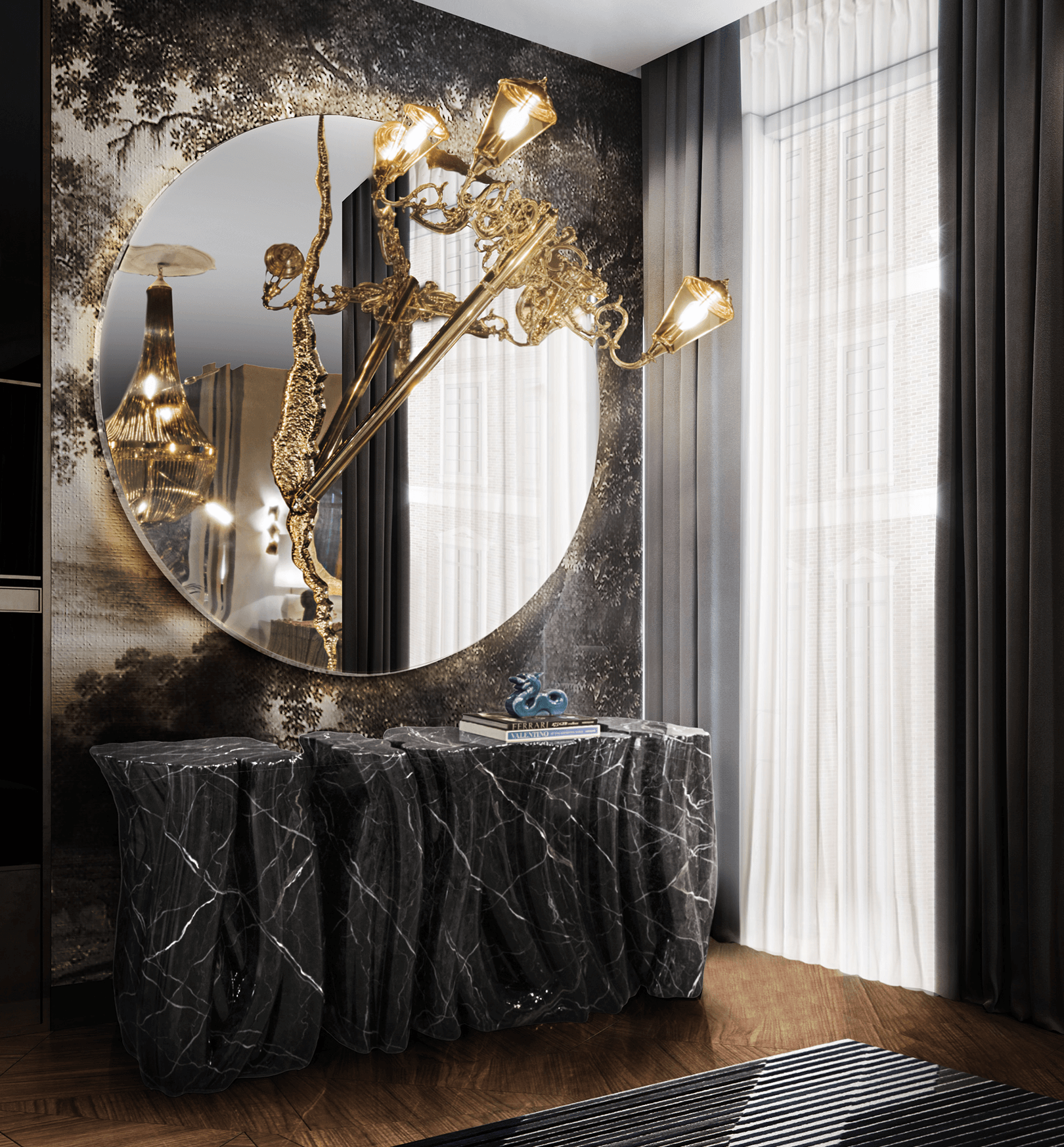 Illumina Runder Spiegel