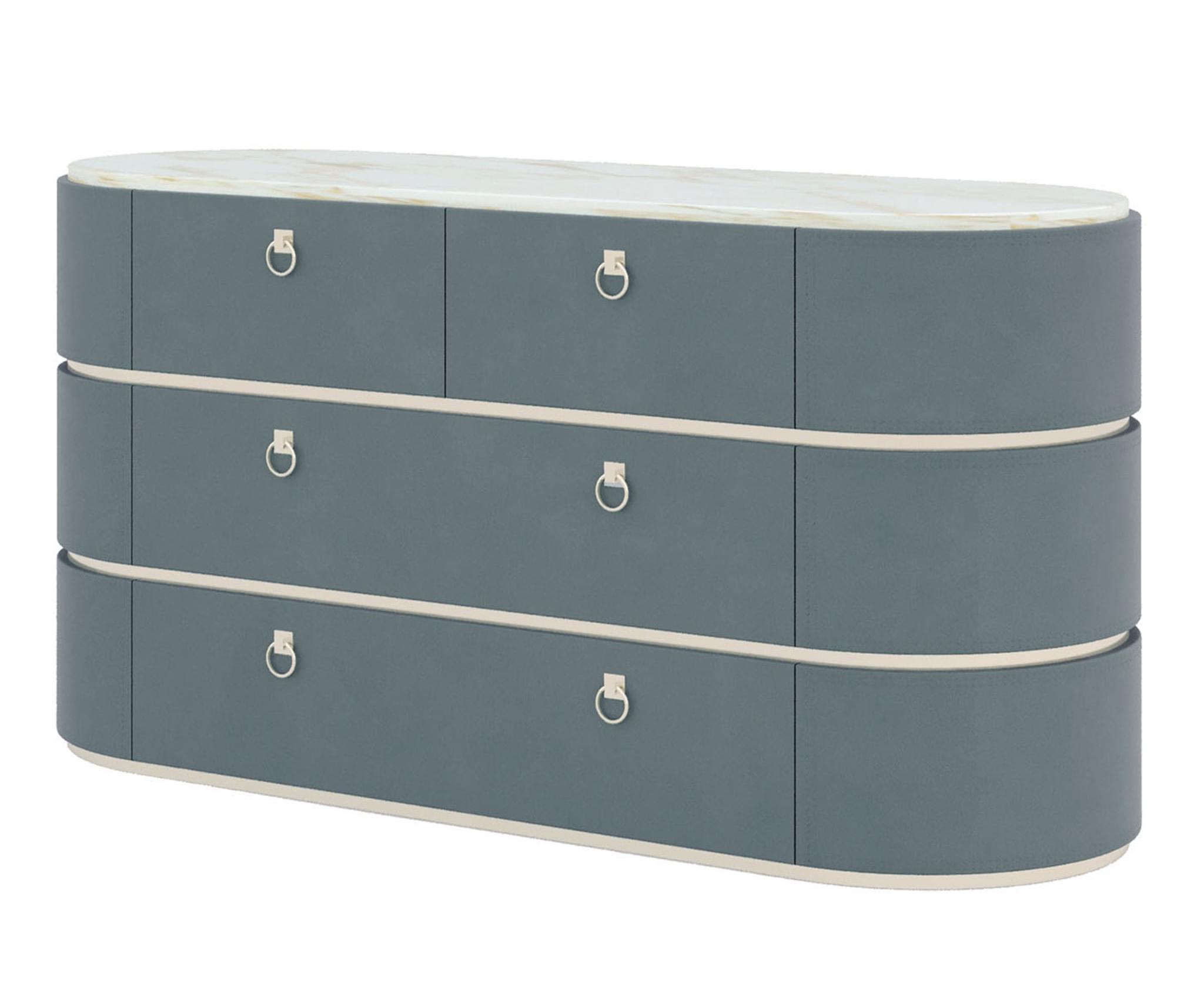 Romeo Luxuriöse Kommode | Dimensions: B 130 x T 57 x H 80 cm